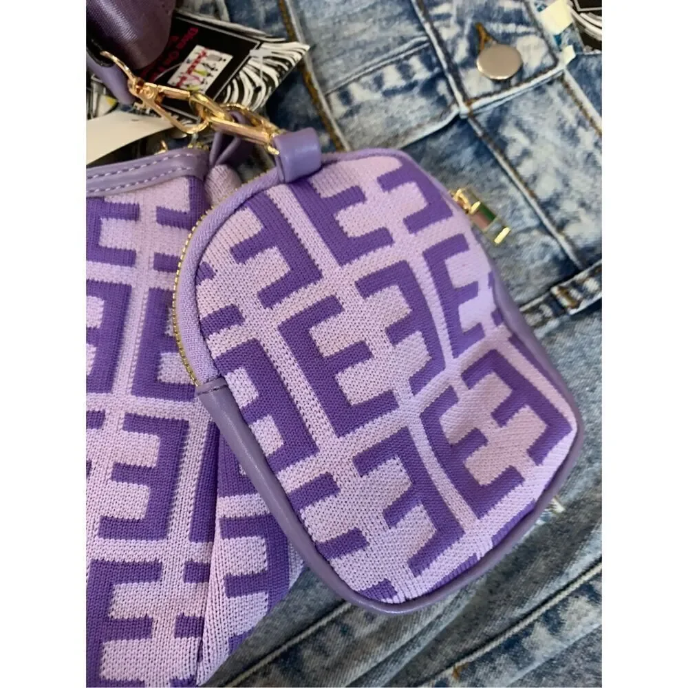 Monogrammed 2 Piece Crossbody Bag